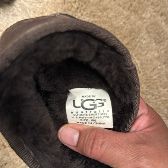 UGG Brown Shearling Boots - Picture 8 of 9